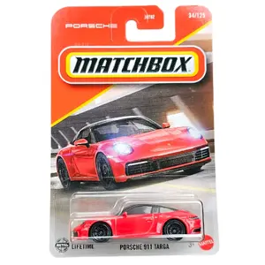 Matchbox Porsche 911 Targa - Red Die-Cast Car