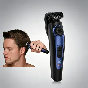 Men's Beard Trimmer & Hair Clipper, 10 Adjustable Lengths, Cordless Multi-Purpose Groomer, Ideal for Hair, Beard & Body Hair, Perfect Gift