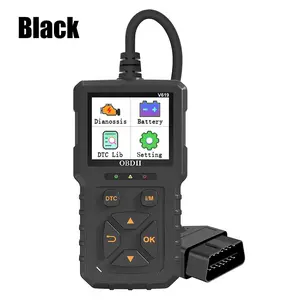V619 Car Engine Diagnostic Tool, Multifunctional Car Engine Code Reader, OBD Scanner, Automotive Scan Tool, Universal Car Battery Tester Tool with Multi-language to Use