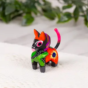 Hand Painted Horse Wooden Figurine