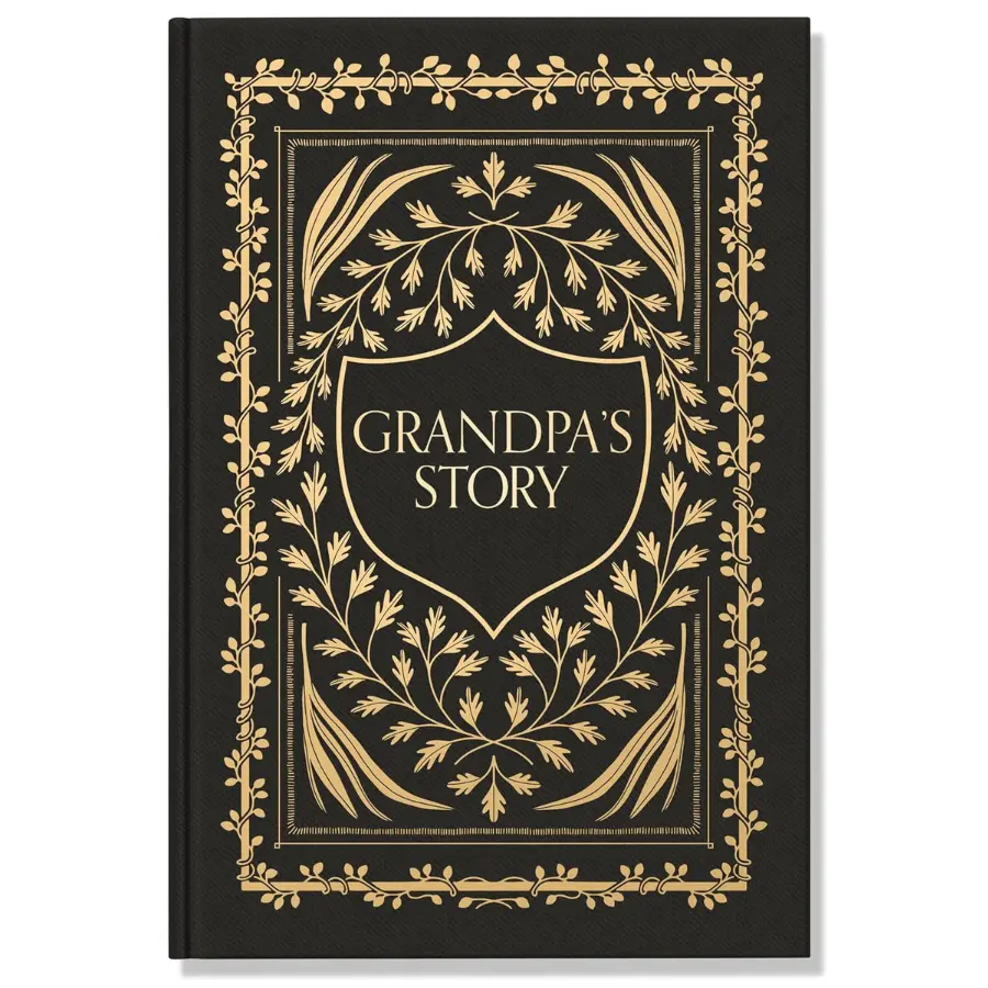 Memory Journal – Grandpa's Story: Family Keepsake Journal (Hardcover)