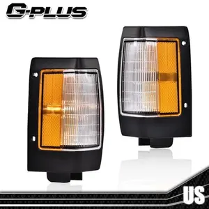 2pcs Fit For 1990-97 Nissan D21 & Pickup Parking Corner Lamp Marker Signal Light Side Lights G-PLUS