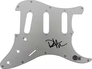 Dave Matthews Authentic Autographed Pickguard