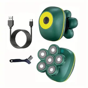 Cordless Head Shaver for Bald Men, Electric Razors Wet & Dry Waterproof 6D Rotary Shavers for Head and Face, Rechargeable Head Razors with LED Display head  shaver