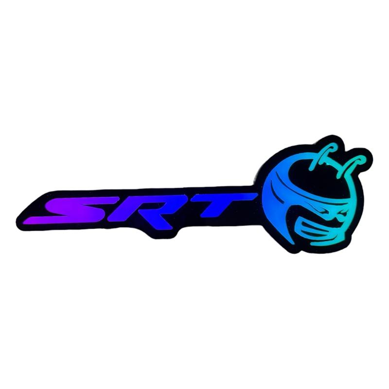 LED SRT Scat Grille Emblem – RGB (Multi-Color + Chasing LEDs) for Charger, Challenger, Durango