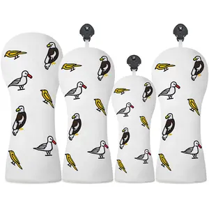 Golf Club Headcovers, Durable Protection Fits Drivers Fairways Hybrids, Ideal for Golf Enthusiasts Seeking Reliable Club Covers