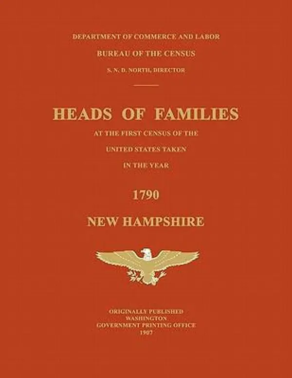 USED-Heads of Families at the First Census of the United States Taken in the Year 1790: New Hampshire by United States, Bureau Of the Census (Paperback)