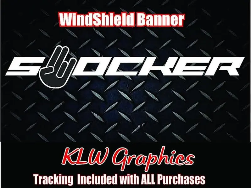 Shocker Windshield Banner Vinyl Decal Sticker Car Truck Diesel Funny