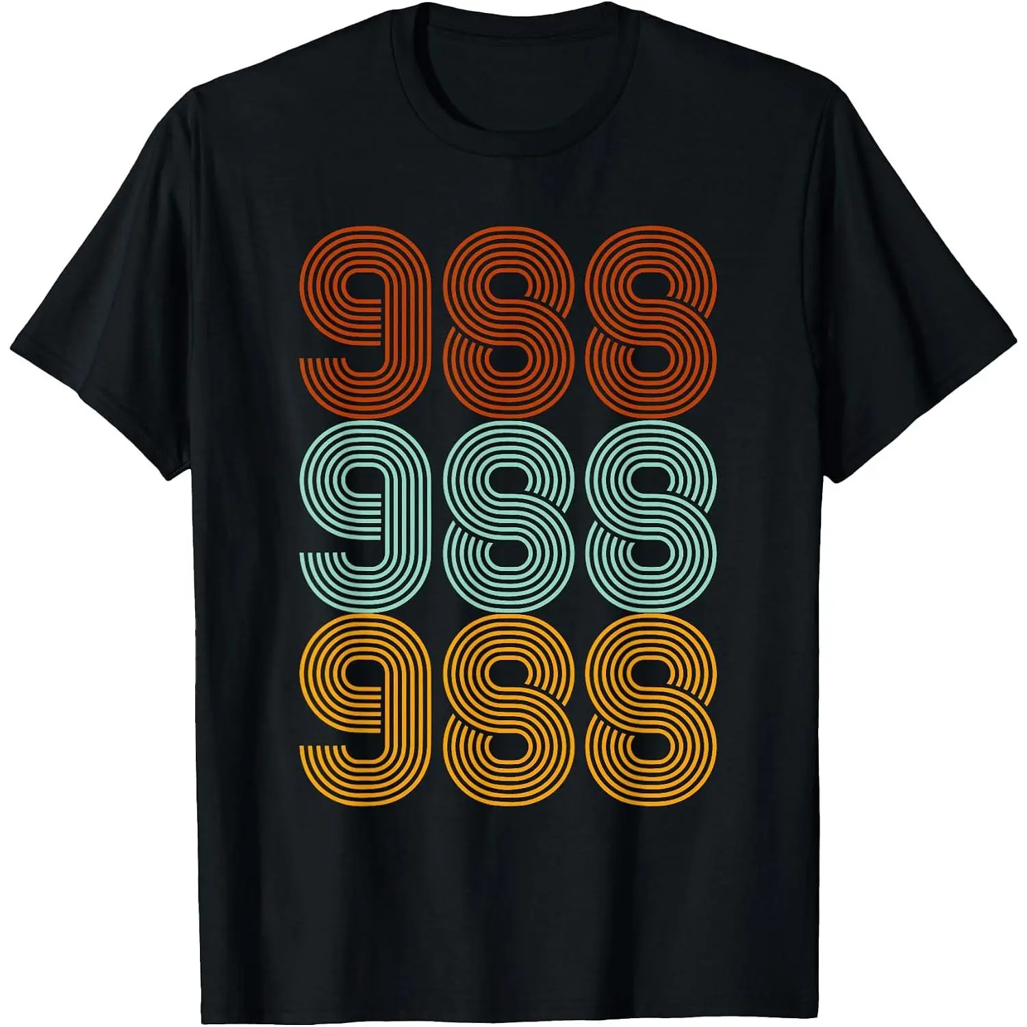 988 Suicide Prevention Hotline Health Mental Awareness T-Shirt Womens Cotton Short Sleeve Summer Casual Graphic Crew Neck Tee Black