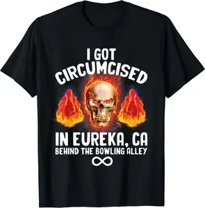 Circumcised Bowling Oddly Specific Humor Weird Funny Meme T-Shirt