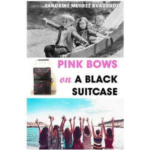 PINK BOWS ON A BLACK SUITCASE - Sandrine Mehrez Kukurudz