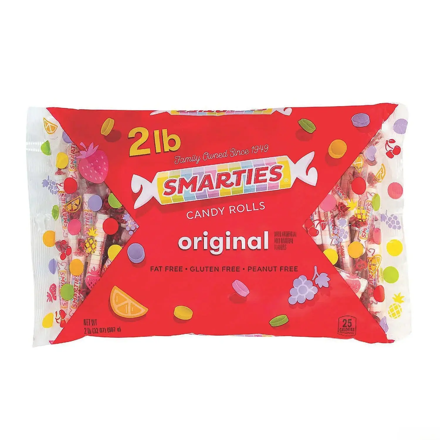 Smarties Candy Rolls: 2LB Bag Smarties Candy Rolls: 2LB Bag