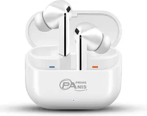 PRIME ANIS Wireless Bluetooth 5.4 Earbuds with Charging Case – 20H Playtime, Deep Bass 40mm Drivers, Touch Control, Passive Noise Cancellation, 3.5mm Jack, Comfortable Fit (Black, White, Grey)