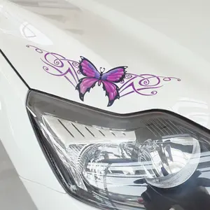 1PC Angel Wings Car Stickers, Waterproof Vinyl Decals, Gothic Style, Suitable for Auto Front Windshields, Window, Universal Fit Vehicle Modification Decoration, Sticker For Cars