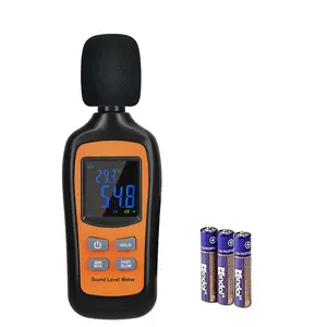 Decibel Meter,Digital Sound Level Meter Portable SPL Meter,35dB to 135dB Temperature Function,Noise Meter with A-Weighted [MAX/MIN Fast/Slow Data Hold], Use for Home, Noisy Neighbor, Factory