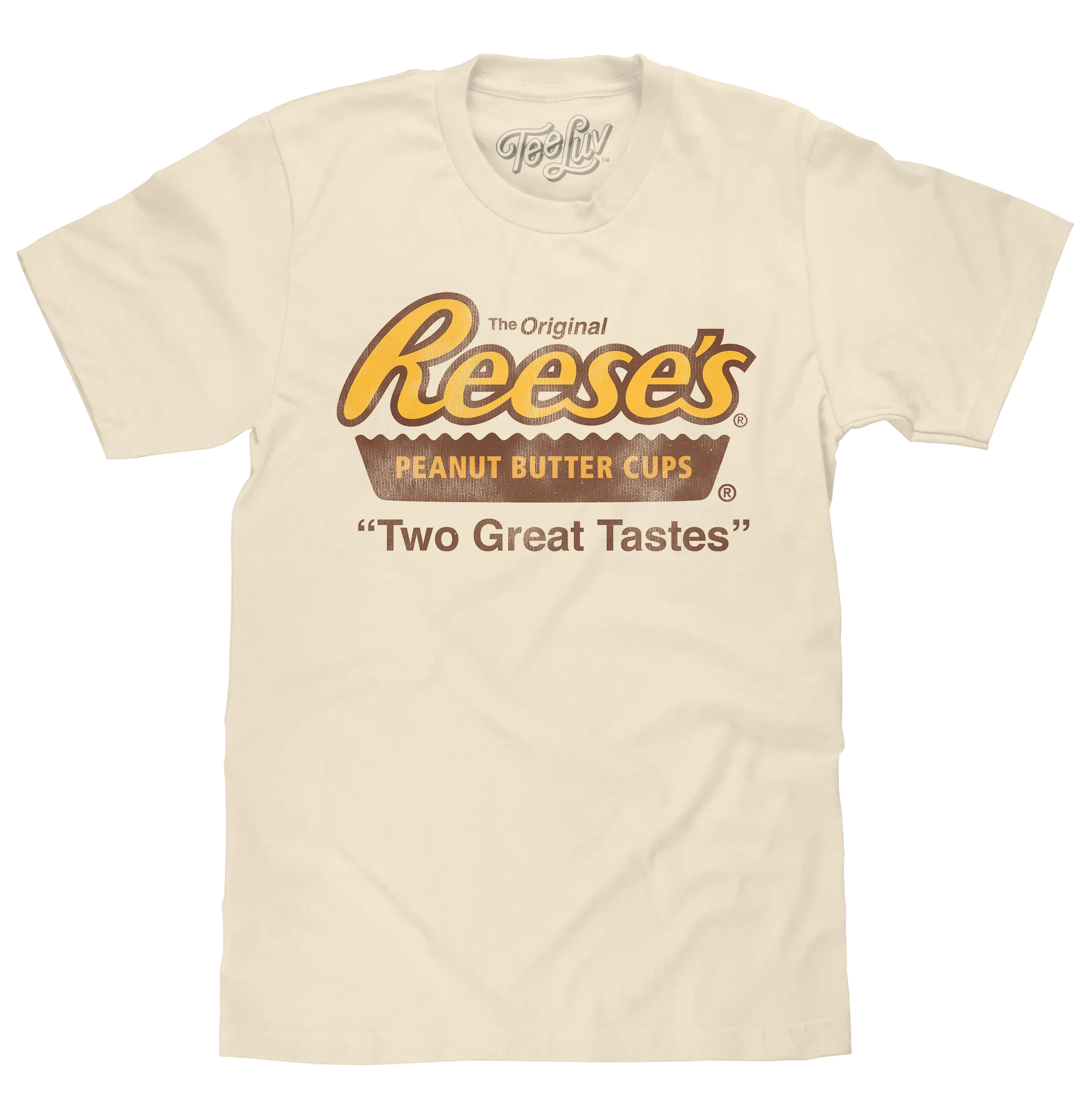 Reese's Peanut Butter Cup Two Great Tastes T-Shirt - Cream