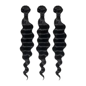 3-Bundle 8A Grade Hair Bundle Deals--Loose Deep Wave