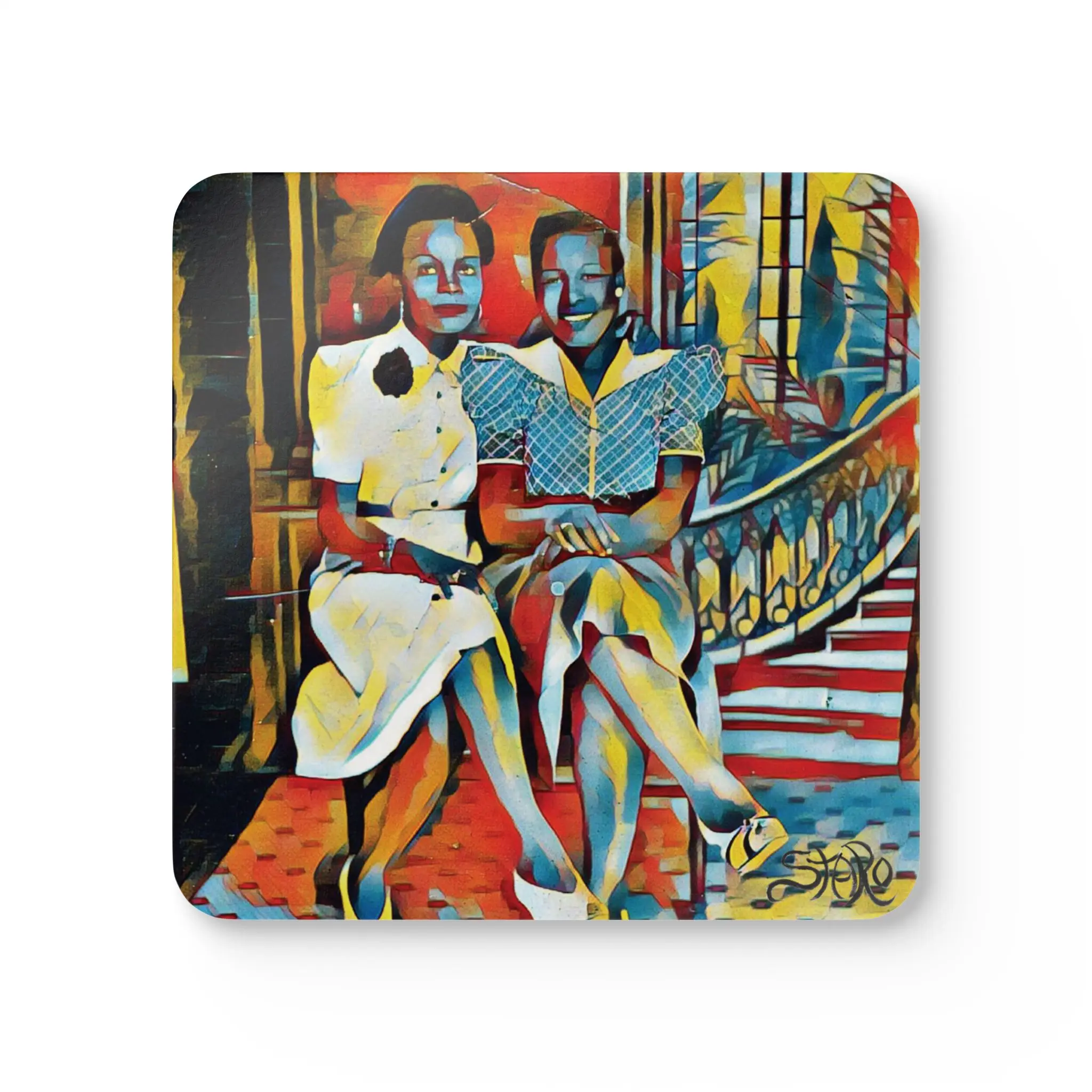 Mother's Day 2025 Collection Sister Friends I Corkwood Coaster Set