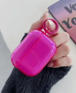 Neon Colored AirPods Case, Headphones Accessories, Music, Keychain, Pink, Blue, Yellow, Purple, Mother's Day Gifts, Mom, Kids, Birthday, Christmas, Phone Protective Cover, Cases, Decor, Kawaii, Electronics