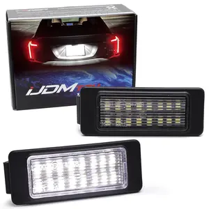 iJDMTOY Can-Bus Error Free 3W Full LED License Plate Light Kit For Cadillac 2017-22 XT5, 2019-20 CT6, Chevy 2018-22 Traverse, Buick Enclave