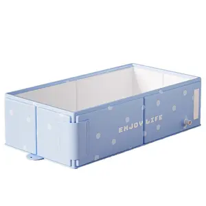 Foldable Baby Pool, 30x16 Inches, No Installation Needed, Portable Infant Swimming Pool, Clean and Odorless, Suitable for 0-5 Years