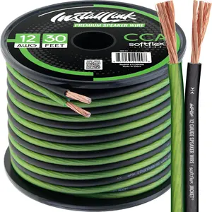 12 AWG Gauge Speaker Wire  (30 ) Stereo,  or Home Theater, CCA