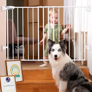No-Trip Hardware Mounted Baby Gates for Stairs