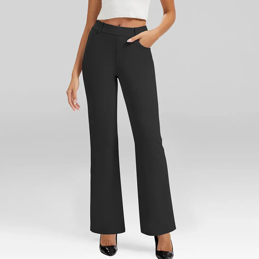 slim fit dress slacks PRETTYGARDEN Womens Dress Pants Business Casual Trendy High Waisted An main image 0