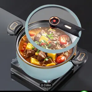 Household multi-functional Large Capacity Dumpling Soup pot , Drum shaped Large Capacity Cooking pot ,Large capacity Non stick Enamel pot ,suitable for cooking and Stewing ,Suitable for induction Cooktops and Gas Stoves Household Multi-functional.