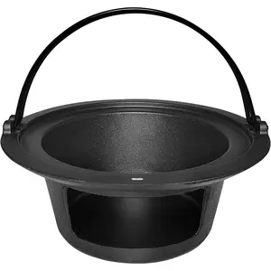 Upgrade Cast Iron Ash Can with Handle,  Charcoal Ash Basket Big Green Egg Accessories Must Haves Kamado Ash Pot Fits Large Big Green Egg