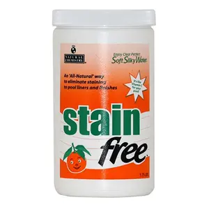 Natural Chemistry Stain-Free Stain Remover - 1.75 lbs Ascorbic Acid Cleaner, Phosphate-Free for Pool Liners & Fiberglass Pools