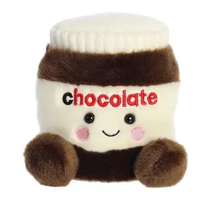 Palm Pals Adorable Silky Chocolate Spread 5 inch Brown Mini Soft Plush Collectable Stuffed Animal