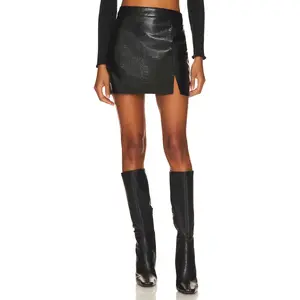 Steve Madden Cameron Mini Skirt in Black