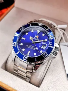 Men's Luxury Mechanical Watch, Stainless Steel Strap, Analog Round Face, Business Casual Style, Perfect Gift for Holidays, Self Winding Watches