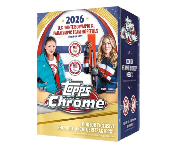 2026 Topps Chrome US Winter Olympic & Paralympic Team Hopefuls Blaster Box