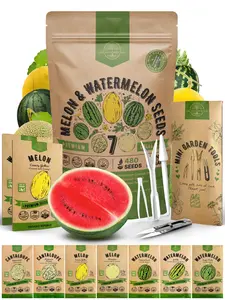 7 Melon & Watermelon Seeds Variety Pack