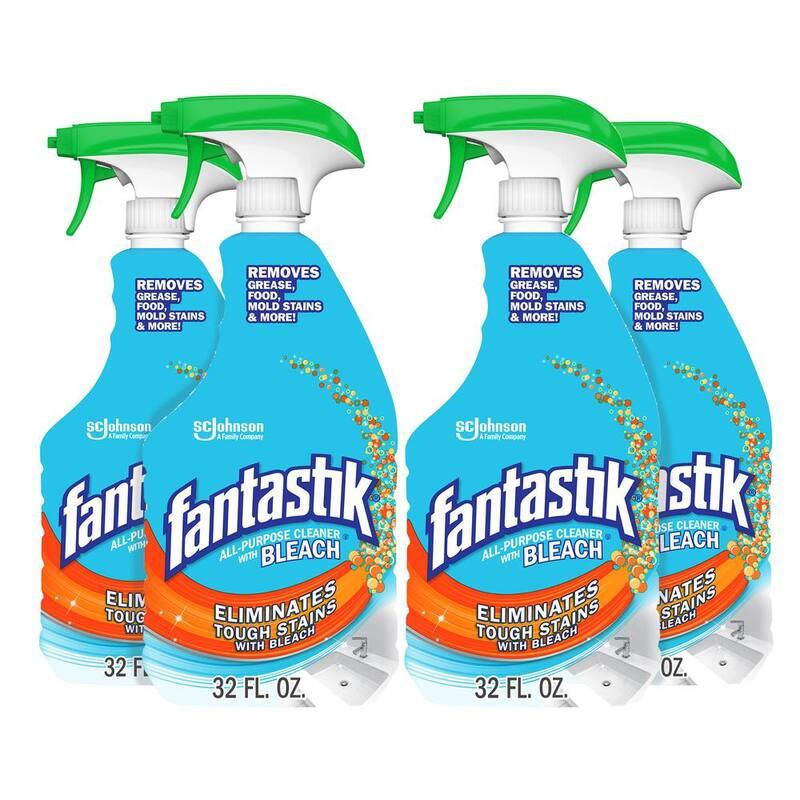 Fantastik Bleach Cleaner Spray 32 Ounce 2 Pack