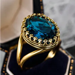 Luxury Cubic Zirconia Gold Plated Ring for Women for Wedding, Engagement, Valentine's Day, Mother's Day Gift