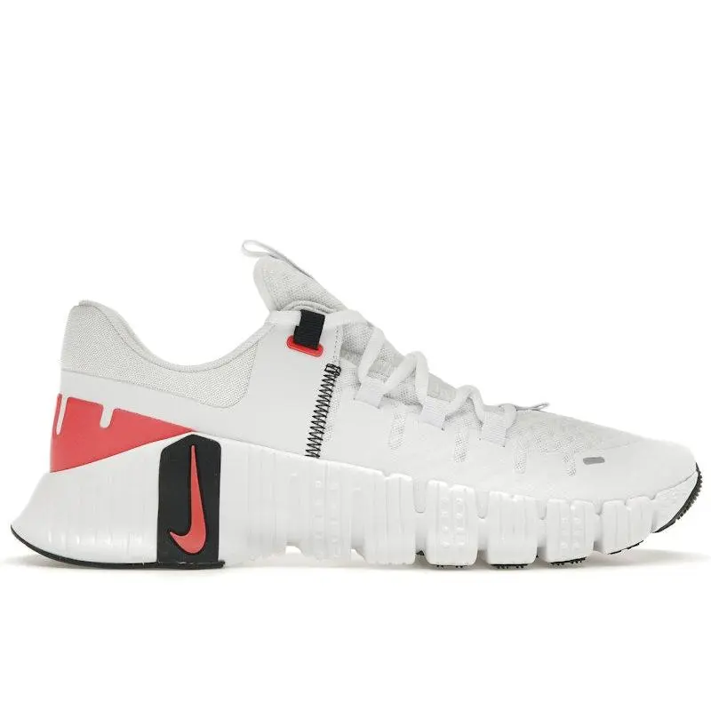Nike Men's Free Metcon 5 White Bright Crimson, from StockX