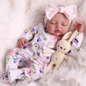 BABESIDE Lifelike Reborn Baby Dolls Girl - 17 Inch Realistic Newborn Baby Dolls with Poseable Body, Real Life Baby Dolls with Accessories for 3+ Year Old Girls Gifts, Pretend Play, Collection summerwins