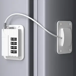 Window Lock Casement Window Limiter Lock Buckle Safety Lock No Drilling Child Sliding Window Protection Lock Clip Password Lock