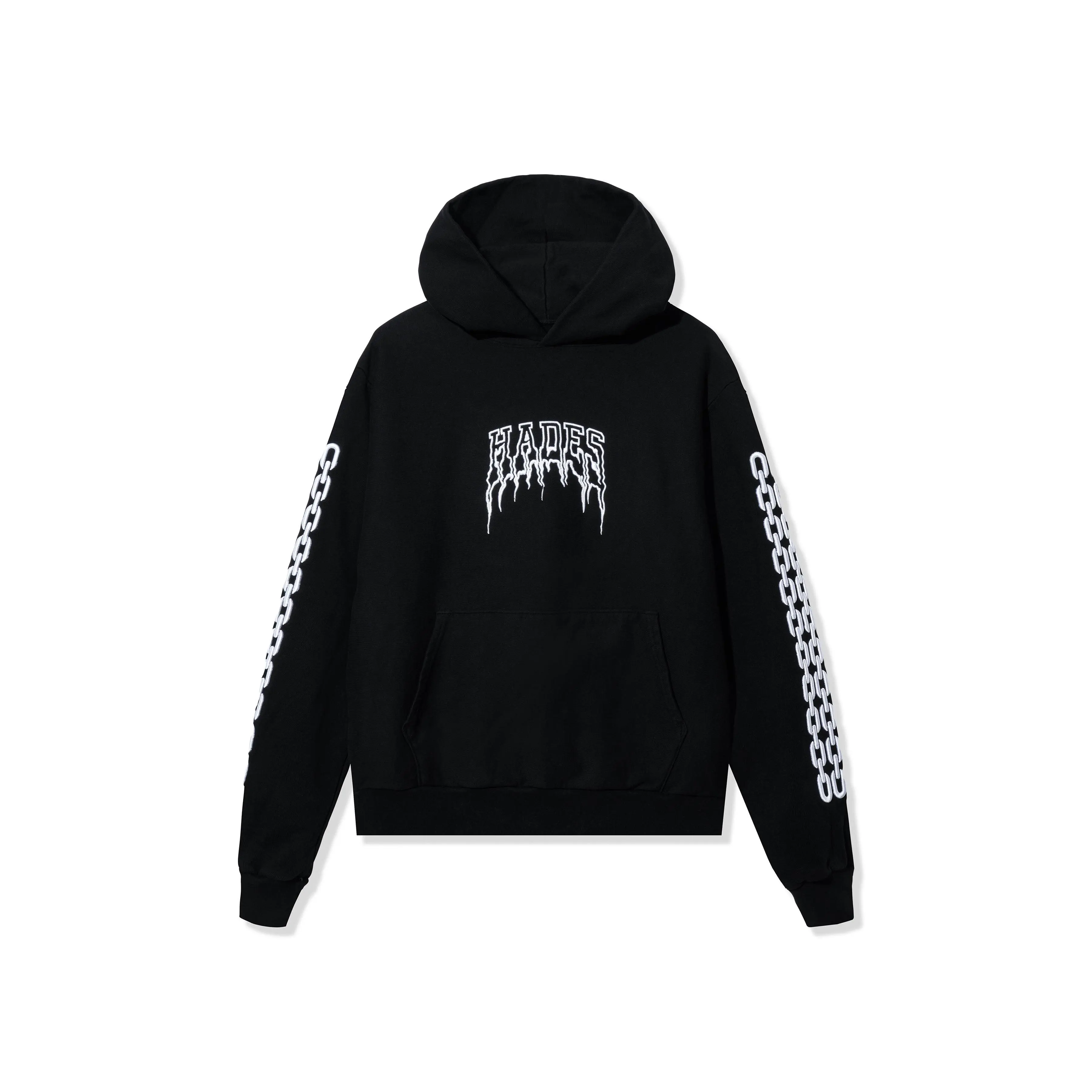 Chain Hoodie | Black/White