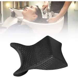 Shampoo bowl neck rest suction cushion pvc salon spa neck rest pillows hair washing backwash unit wash sink grip professional accessories 1