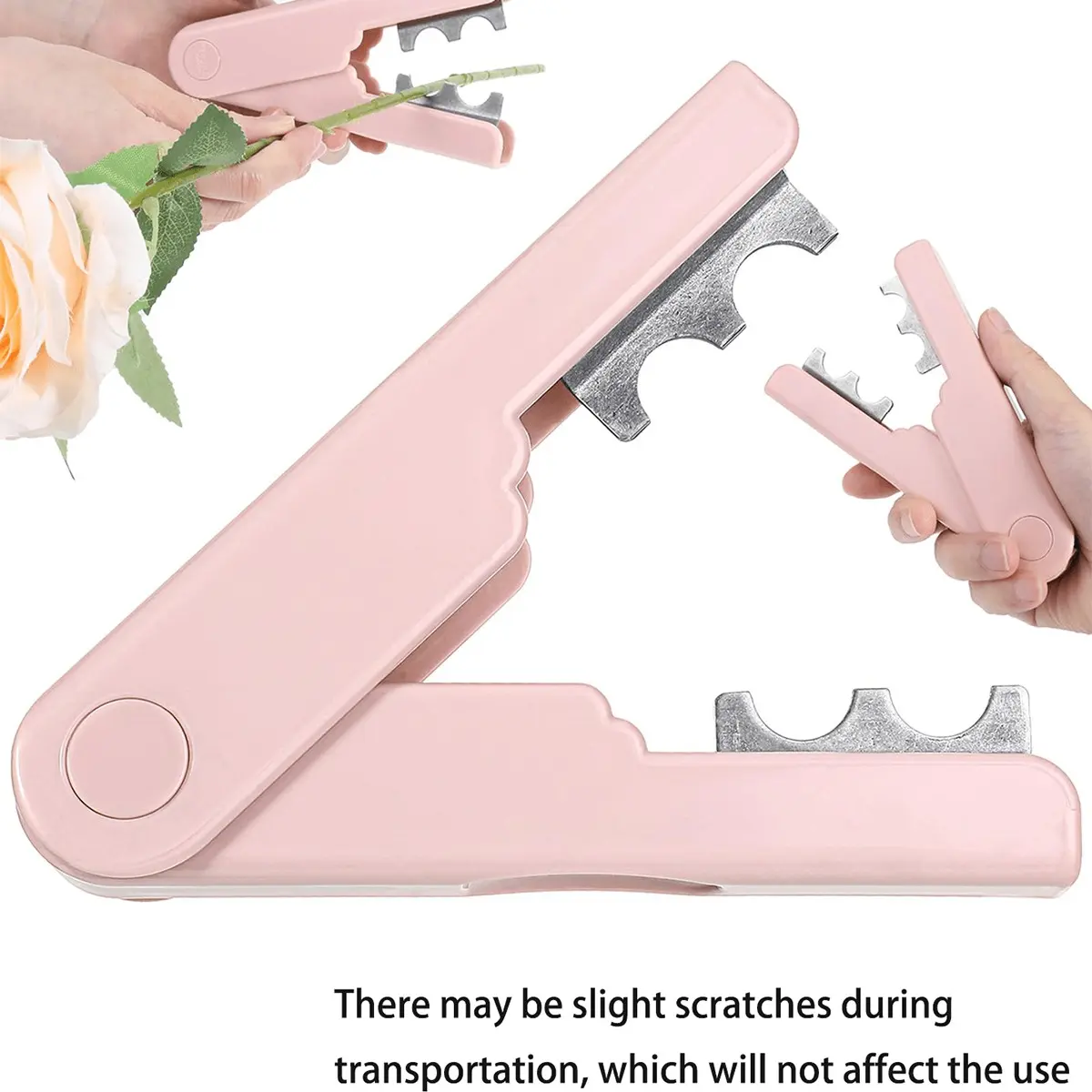 Rose Thorn Remover, Portable Gardening Tool, Flower Stem Cleaner, Plastic Rose Leaf Trimmer, Ideal for Home Garden and Florist Use
