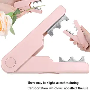 Rose Thorn Remover, Portable Gardening Tool, Flower Stem Cleaner, Plastic Rose Leaf Trimmer, Ideal for Home Garden and Florist Use