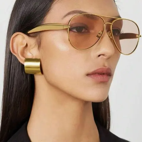 Retro Frog Shape Glasses, Trendy Street Style Glasses, Trending Glasses for Outdoor Sports, UV Protection Glasses for Beach Parties, Street Style Sunglasses, Trendy Streetwear Sunglasses, Trendy Fashion Shades