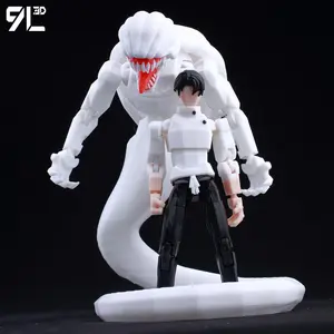 9L3D Lucky13 Jujutsu Kaisen Yuuta Rika 3D Printed Figures Set Multi-Jointed Poseable Anime Model Cursed Aura Effect Collectible