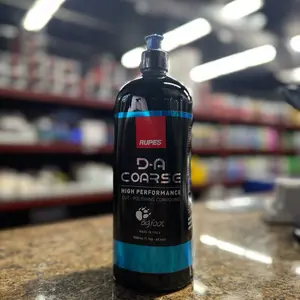 RUPES D-A Coarse High Performance Liquid Polishing Compound for Fast Defect Removal & Smooth Finish with BigFoot Dual Action Polishers