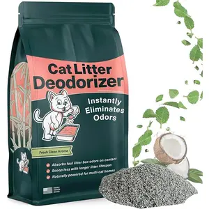 PURR LAB ‌ Cat Litter Deodorizer - Non-Toxic Odor Eliminator for Kitty Litter Boxes ‌