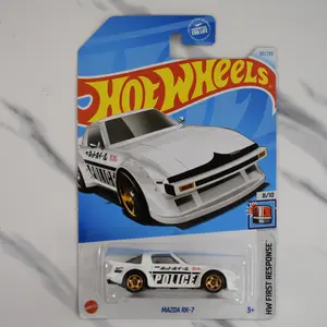 Mazda RX-7 White Police 2024 Hot Wheels